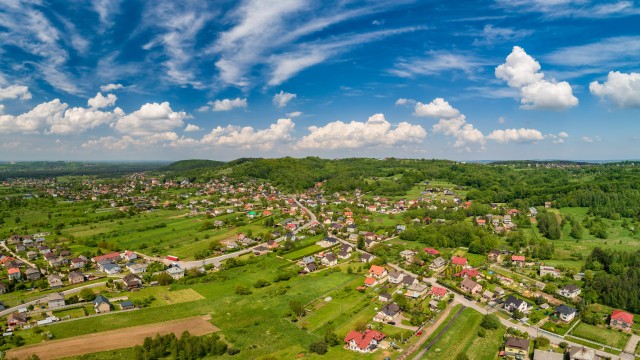 Panorama sołectwa Zagórze. Fot. S. Urbaniak