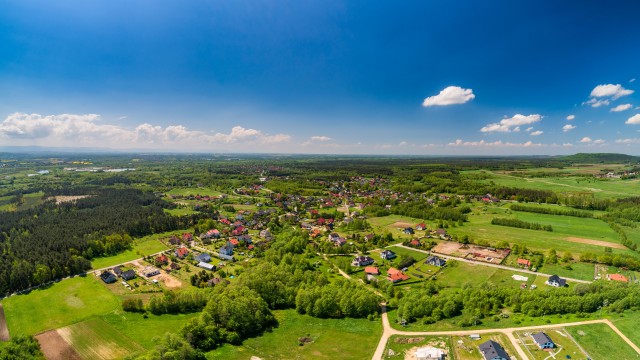 Panorama sołectwa Olszyny. Fot. S. Urbaniak