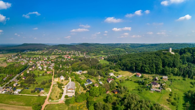 Panorama sołectwa Wygiełzów. Fot. S. Urbaniak